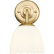 Dorinda Wall Sconce Wall Light in Brushed Champagne Bronze