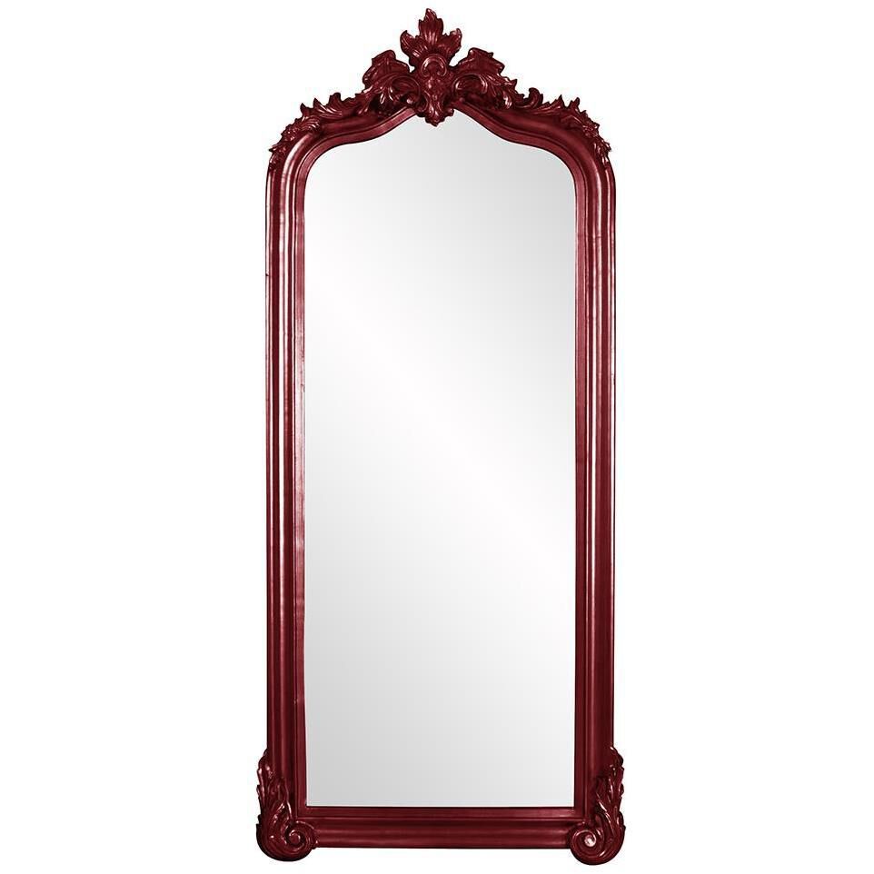 Tudor 85 X 38 inch Burgundy Mirror