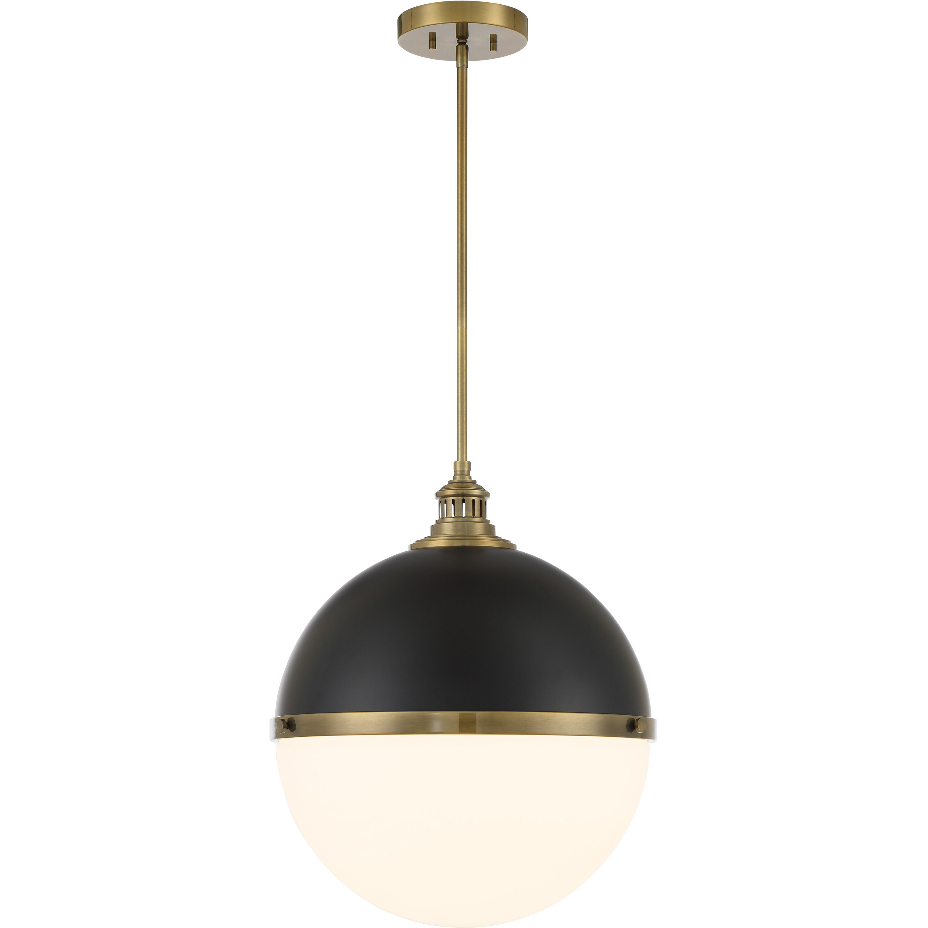Vorey 1 Light 17.5 inch Coal And Oxidized Aged Brass Pendant Ceiling Light