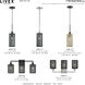 Twinewell 3 Light 23 inch Black Vanity Wall Sconce Wall Light