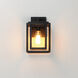 Cabana 1 Light 11 inch Black Outdoor Wall Mount