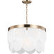 Sean Lavin Mellita 6 Light 21 inch Satin Brass Pendant Ceiling Light