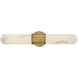 Ibiza LED 24 inch Heritage Brass Bath Light Wall Light