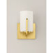 Dart 1 Light 6 inch Satin Brass Wall Sconce Wall Light