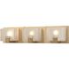 Ridgecrest LED 21 inch Satin Brass Vanity Light Wall Light