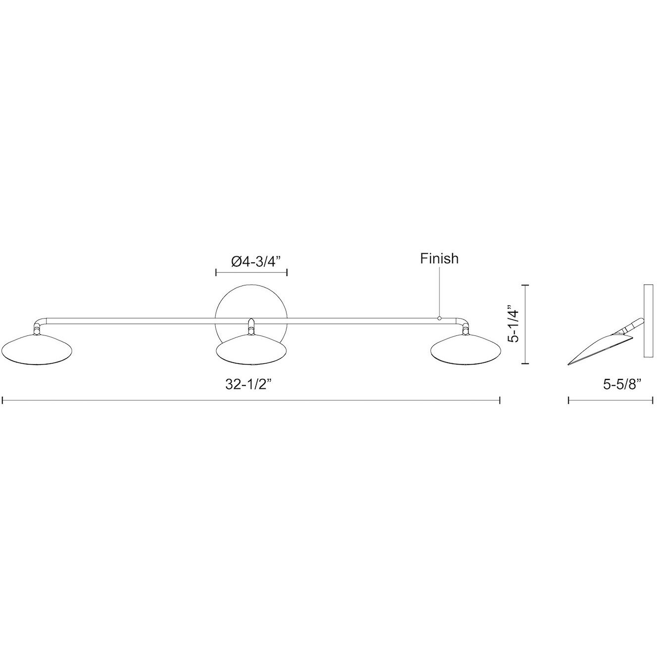 Rotaire Vanity Light Wall Light