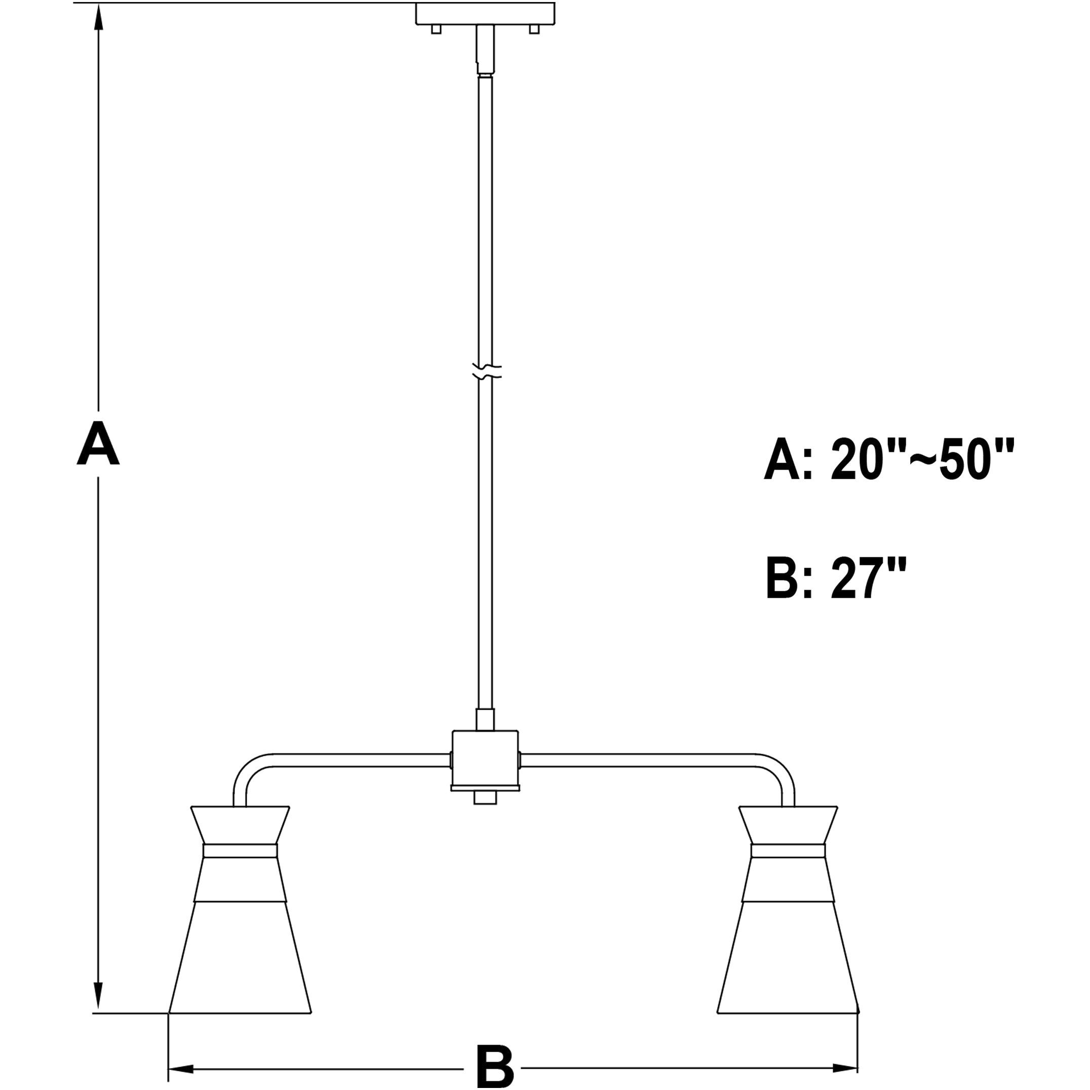 Harper LED 27 inch Natural Brass Chandelier Ceiling Light
