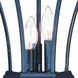 Bryn Mawr 3 Light 21 inch Matte Black Exterior Post Mount Light