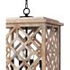 Chatham 4 Light 17.5 inch Natural Ceiling Lantern Ceiling Light