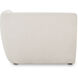 Amelia White Corner Chair