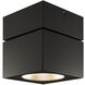 Square LED 4.8 inch Black Surface Mount Ceiling Light in 970, 24° Specular