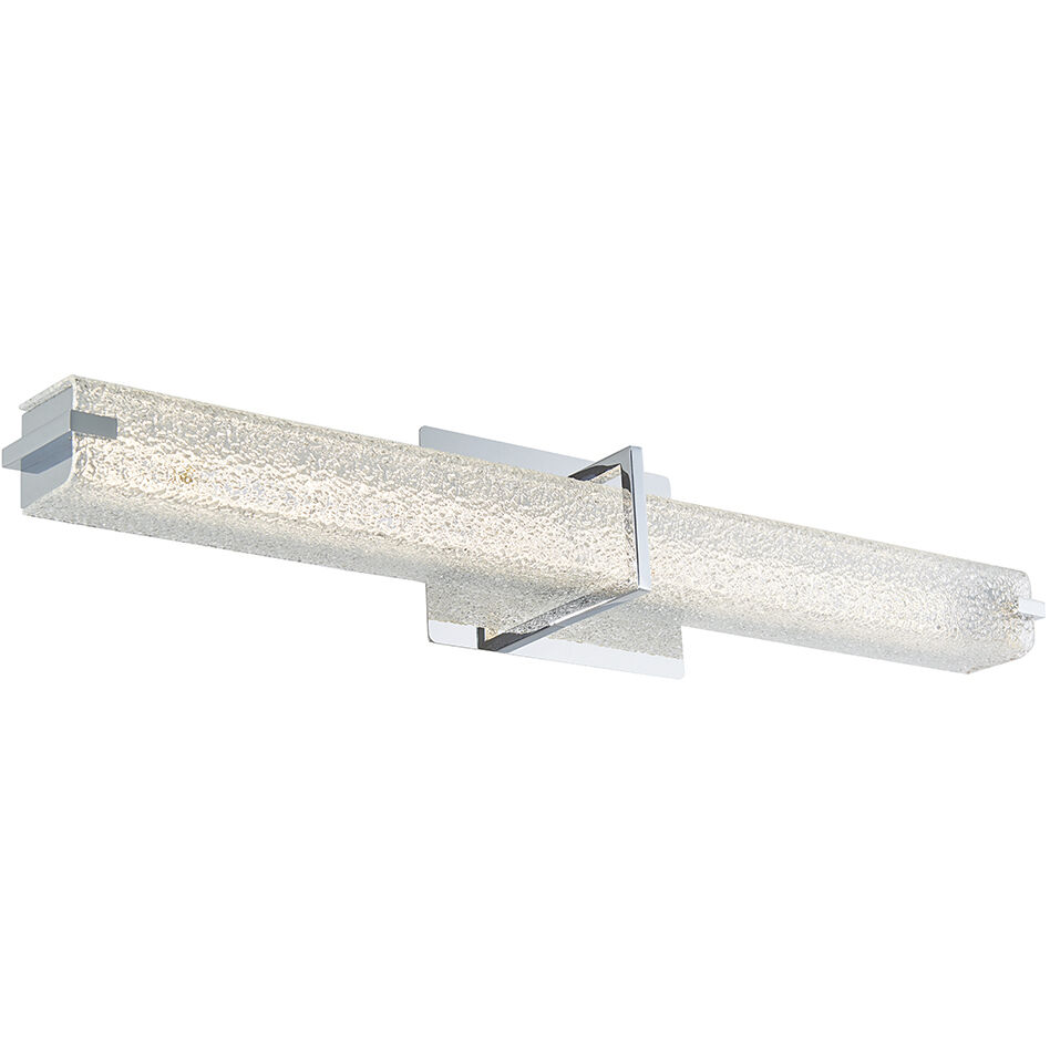 Squire LED 26.2 inch Chrome Bath Vanity Light Wall Light