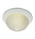 Breakwater 2 Light 11 inch Antique White Flushmount Ceiling Light