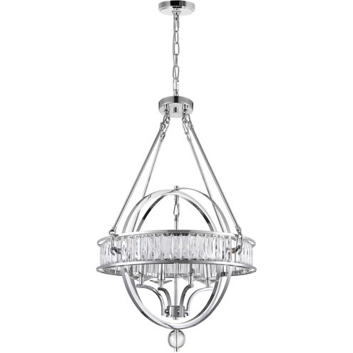 Arkansas 4 Light 20 inch Chrome Chandelier Ceiling Light