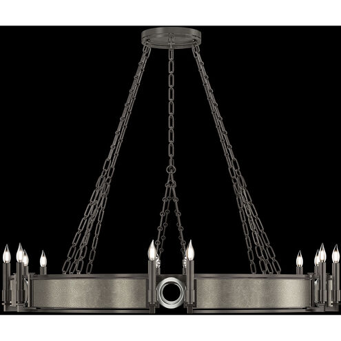 Mirage 12 Light 49.75 inch Black Chandelier Ceiling Light