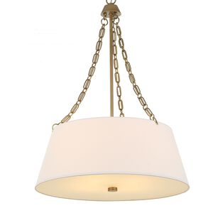 Andalucia 4 Light 24 inch Matte Brushed Gold Pendant Ceiling Light