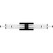 Talbott LED 32 inch Matte Black Bath Light Wall Light, Large