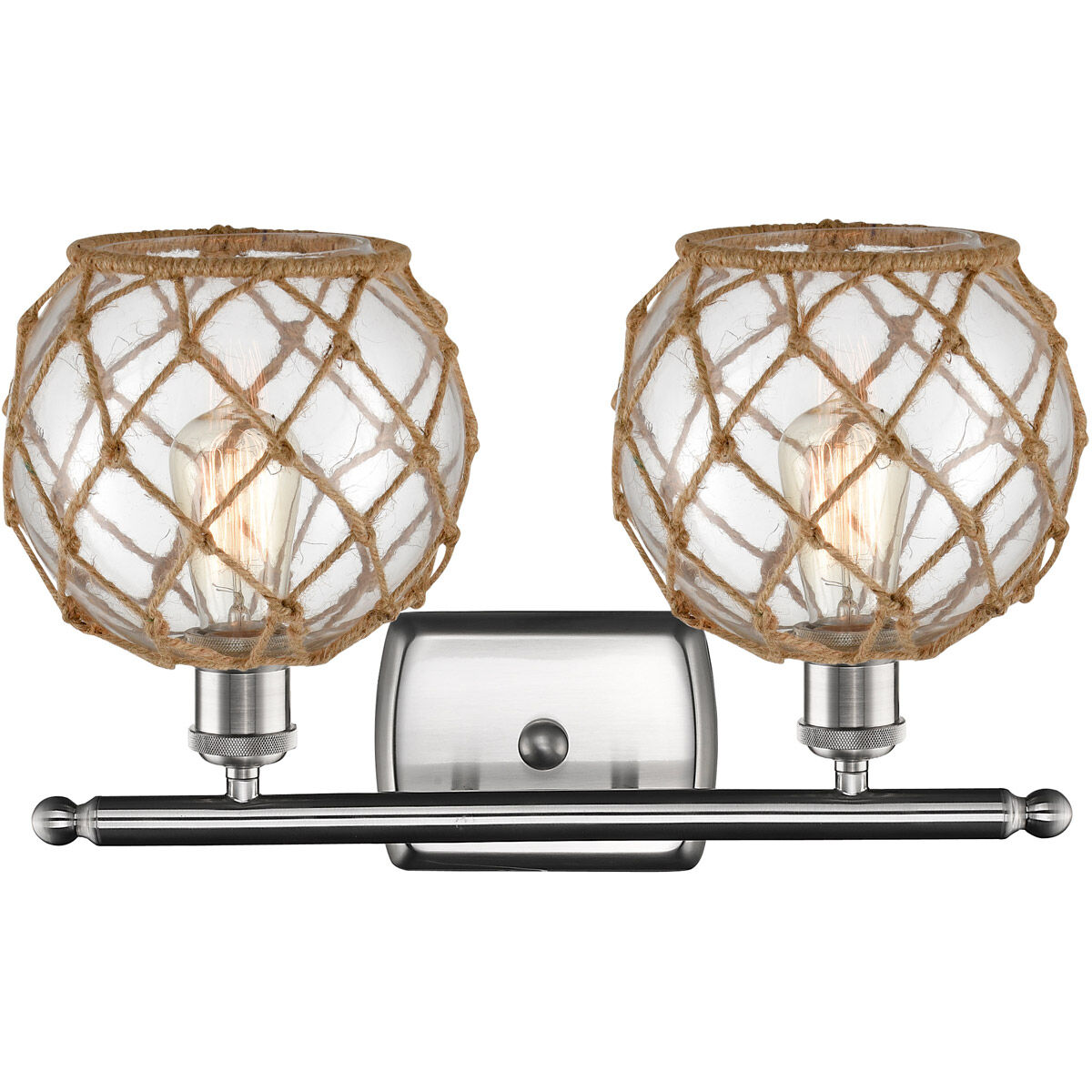Rope vanity light top