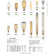LED Bulbs LED 1.25 inch Brass Bulb - Lighting Accessory, Dimmable