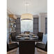 Evanston LED 25 inch Satin Nickel Pendant Ceiling Light