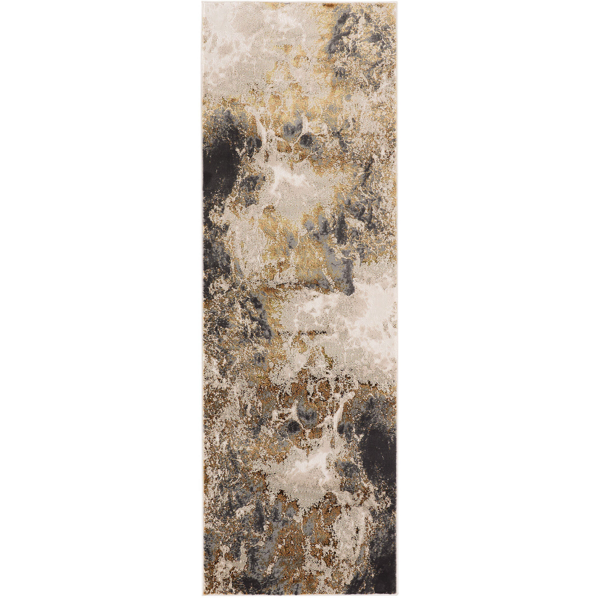 Artema 94 X 32 inch Gold Rug in 2 x 8