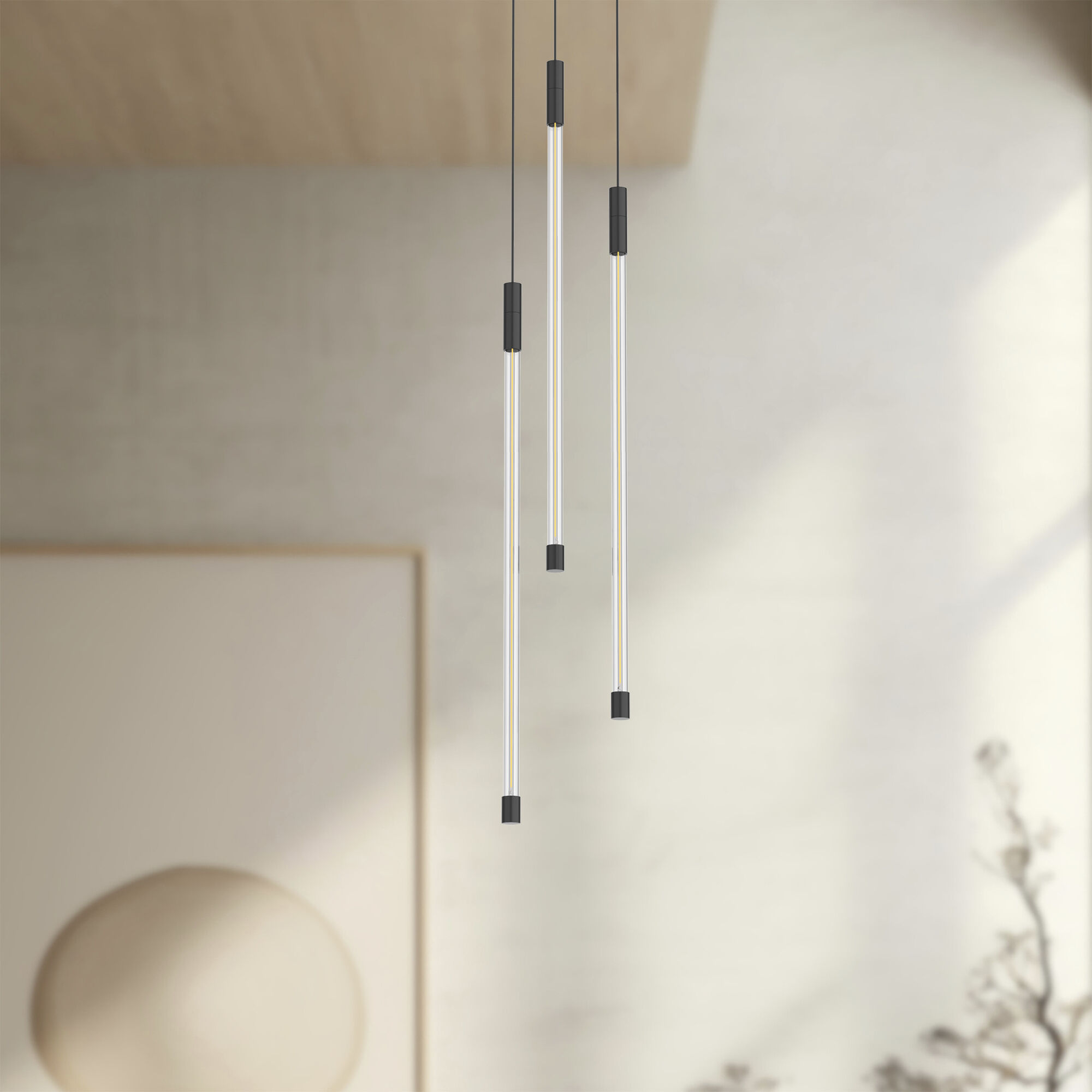Motif Multi Pendant Ceiling Light in Black