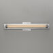 Doric LED 4.75 inch Polished Chrome ADA Wall Sconce Wall Light