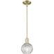 Arcadia Athens 1 Light 5.88 inch Antique Brass Mini Pendant Ceiling Light