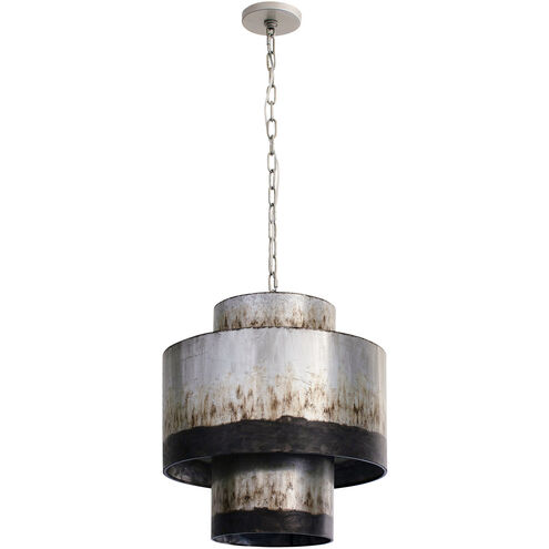 Cannery 4 Light 18 inch Ombre Galvanized Pendant Ceiling Light