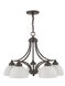 Somerset 5 Light 25 inch English Bronze Dinette Chandelier Ceiling Light