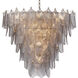 Verbier 16 Light 32.28 inch Light Brushed Brass and Smoke Glass Chandelier Ceiling Light, Large