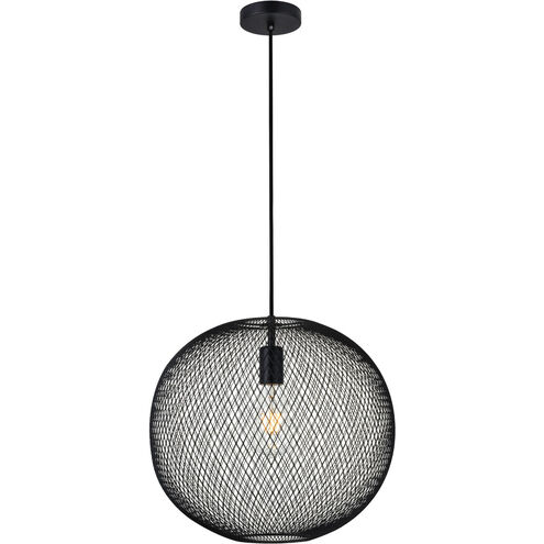 Keller 1 Light 15 inch Black Pendant Ceiling Light