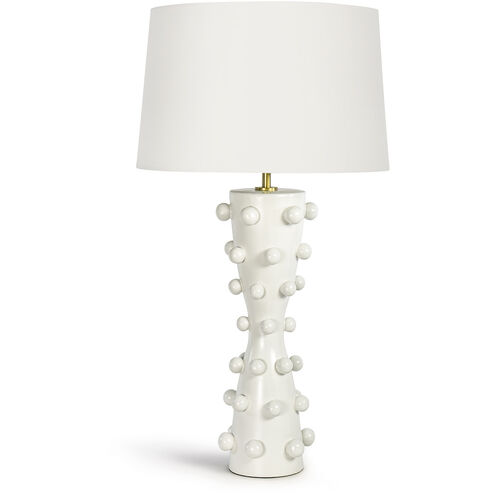 Pom Pom 32.75 inch 150.00 watt White Table Lamp Portable Light