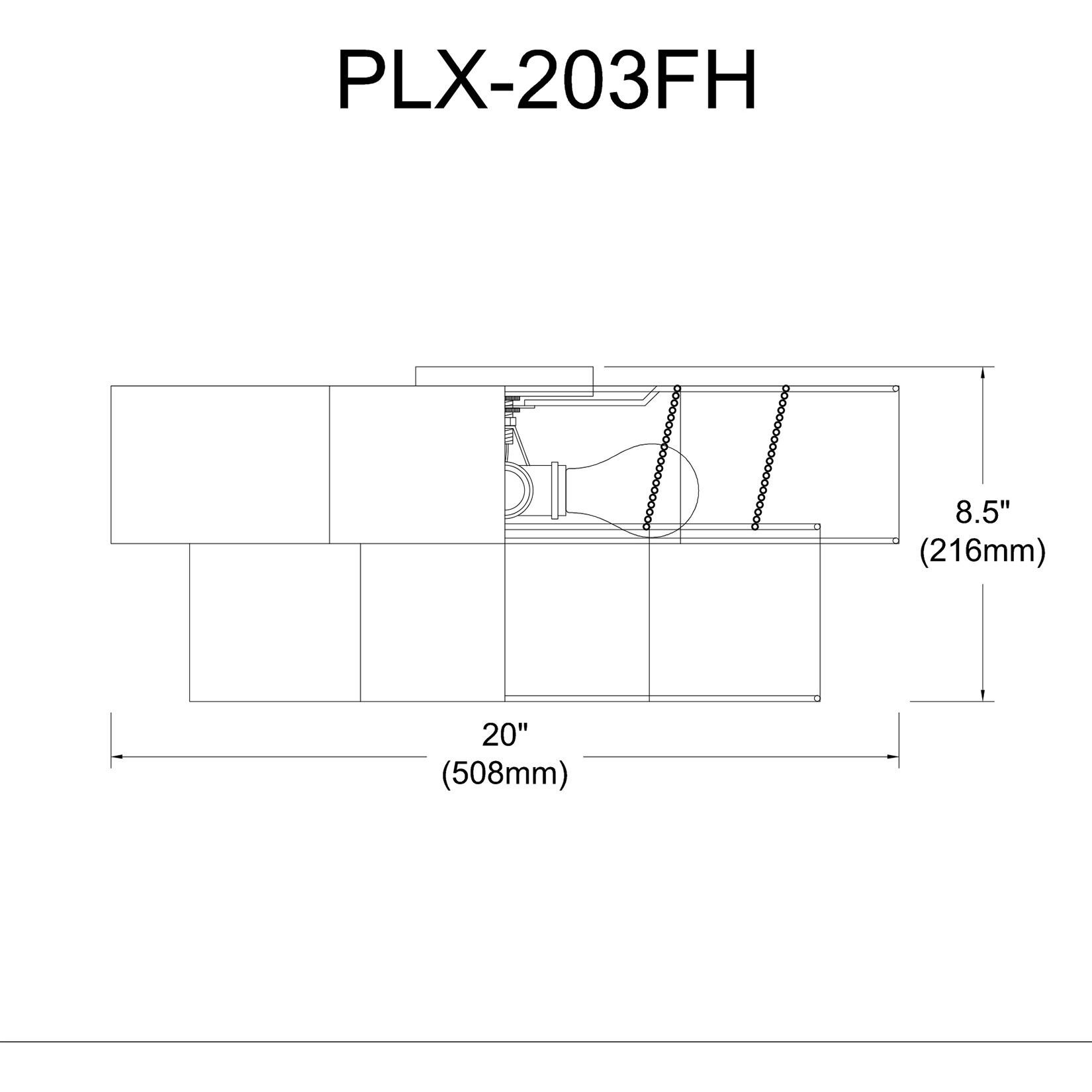 Phlox 3 Light 20 inch Matte Black with Black Flush Mount Ceiling Light