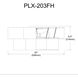 Phlox 3 Light 20 inch Matte Black with Black Flush Mount Ceiling Light