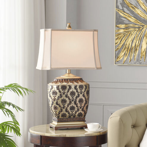 Signature 3 inch 100 watt Antique Platinum and Barbados Table Lamp Portable Light