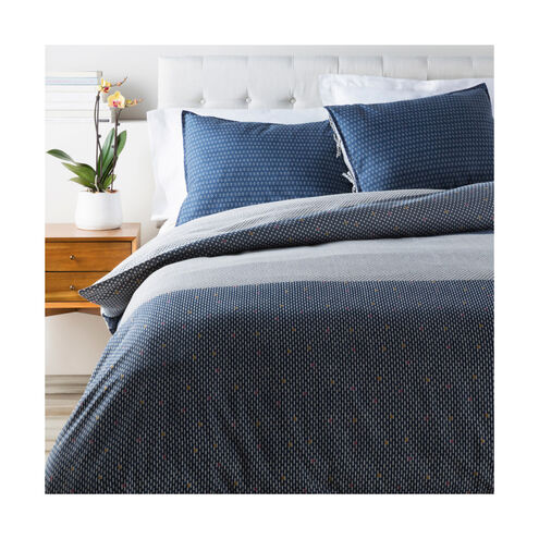 Japiko Navy and Tan Duvet Set, Twin