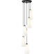 Farrell 5 Light 12 inch Matte Black Chandelier Ceiling Light