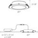 Fusion White Directional Recessed Light
