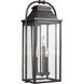 Sean Lavin Wellsworth 3 Light 22.5 inch Antique Bronze Outdoor Wall Lantern
