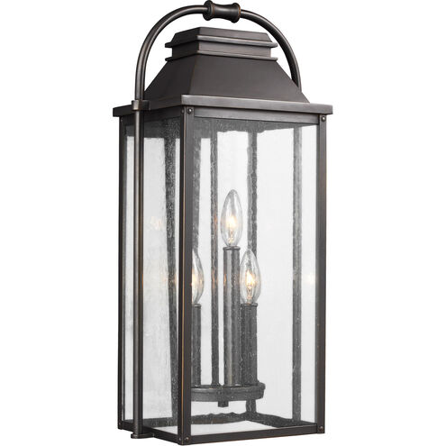 Sean Lavin Wellsworth 3 Light 22.5 inch Antique Bronze Outdoor Wall Lantern