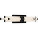 Talbott LED 24 inch Matte Black Bath Light Wall Light, Medium