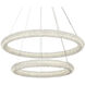 Bowen 2 Light 32 inch Chrome Chandelier Ceiling Light