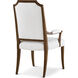 Sloane Edwardian Brown Dining Chair, Wooden, Upholstered