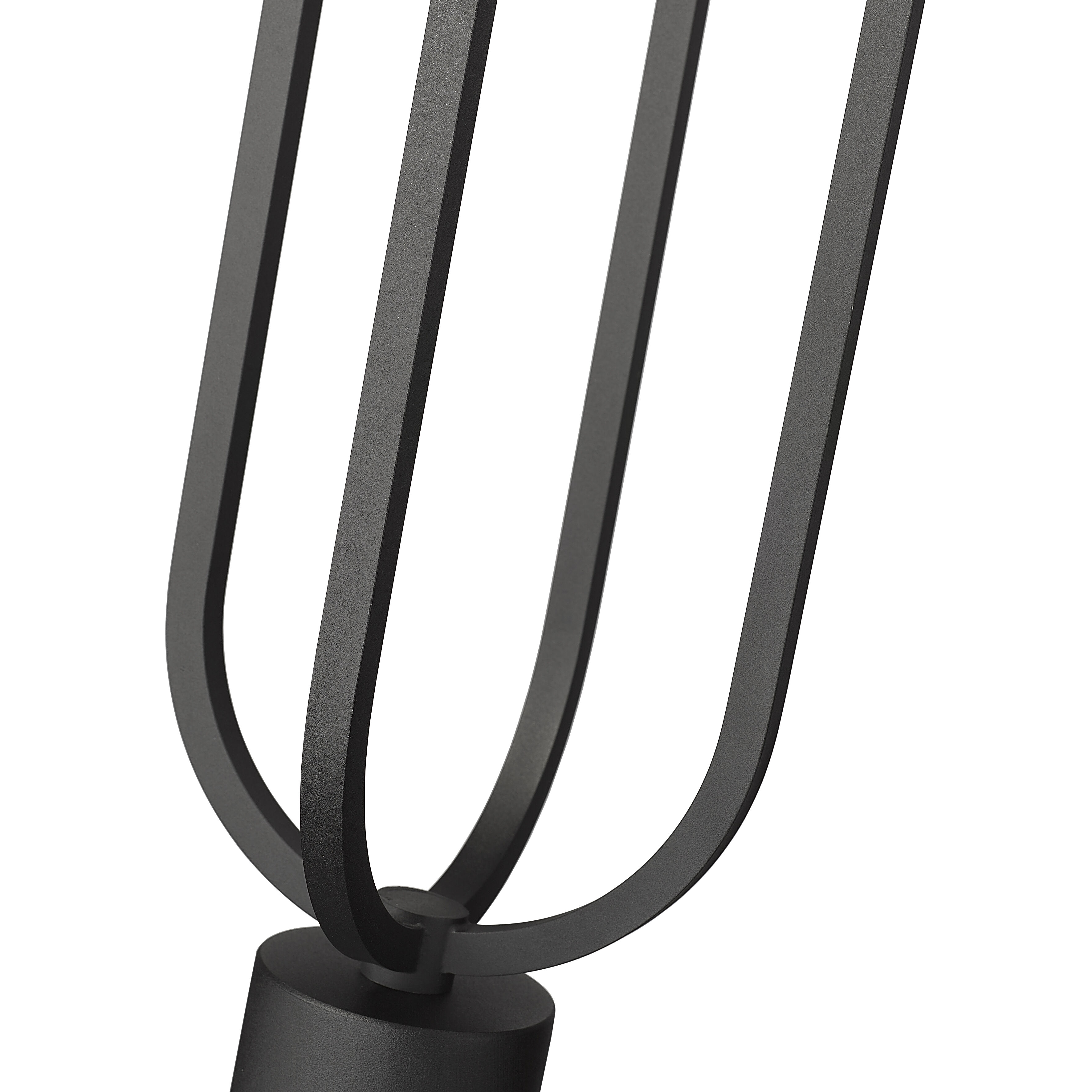 Leland LED 91.75 inch Sand Black Outdoor Post Mounted Fixture