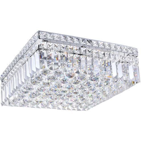 Colosseum 5 Light 14 inch Chrome Flush Mount Ceiling Light