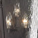 Forged Provincial 3 Light 22 inch Charcoal Outdoor Wall Sconce
