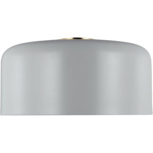 Malone 1 Light 15.75 inch Matte Grey Ceiling Flush Mount Ceiling Light