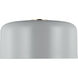 Malone 1 Light 15.75 inch Matte Grey Ceiling Flush Mount Ceiling Light