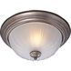 Essentials - 583x 2 Light 13.5 inch Pewter Flush Mount Ceiling Light